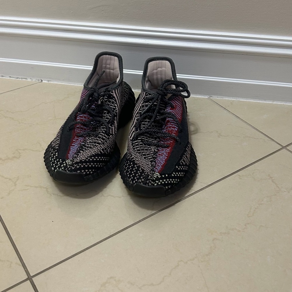 Stylish Black and Red Sneakers